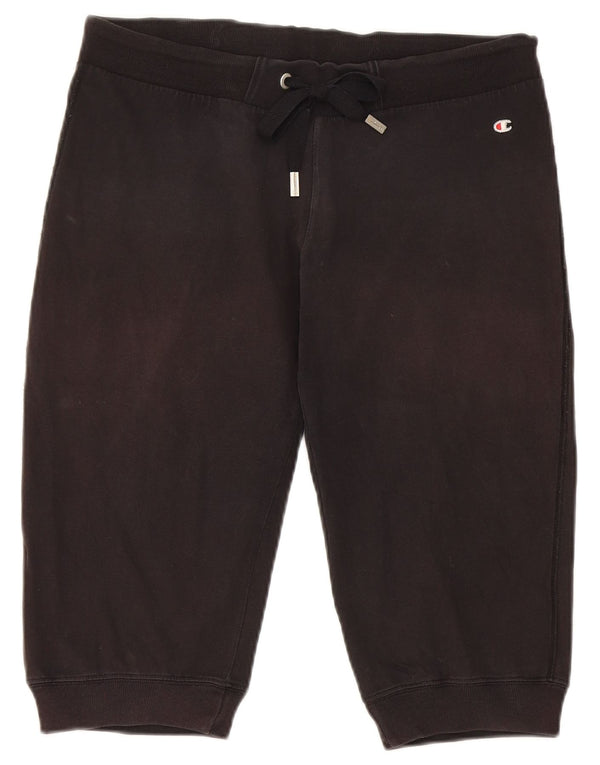 Pantaloncini sportivi da donna Champion Bermuda UK 14 cotone nero medio