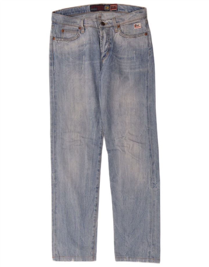 Jeans dritti da uomo Roy Rogers W30 L31 cotone blu