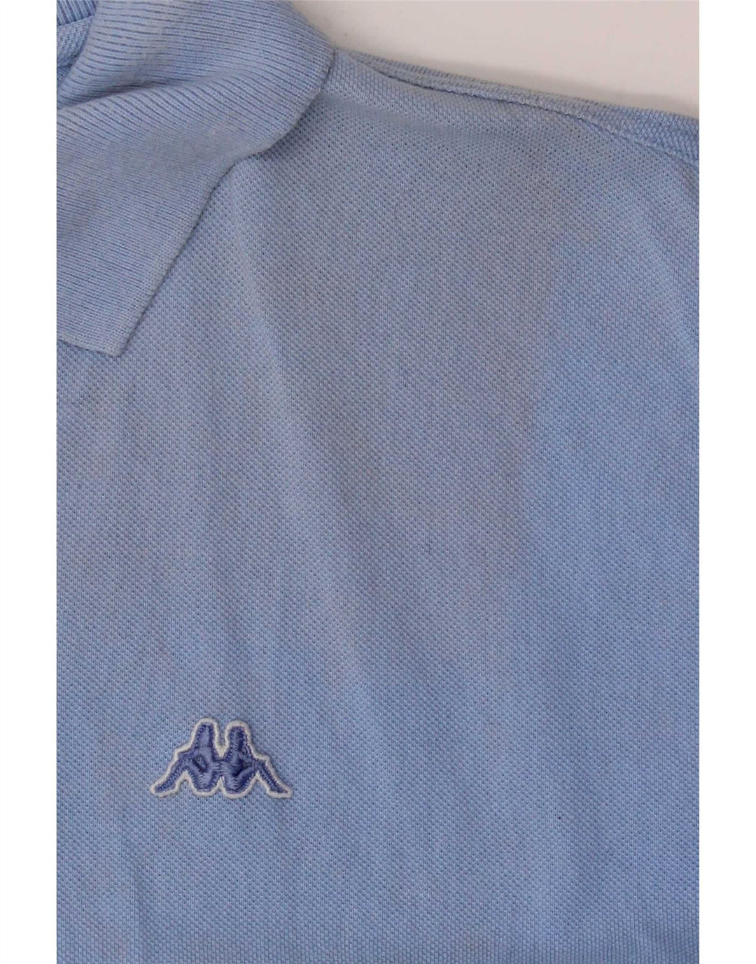 Polo Kappa Uomo Large Blu In Cotone
