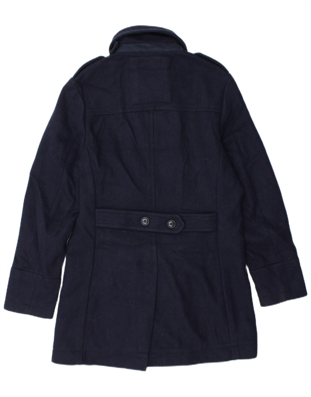 Cappotto da marinaio militare da uomo Superdry UK 42 XL Lana Chevron blu navy