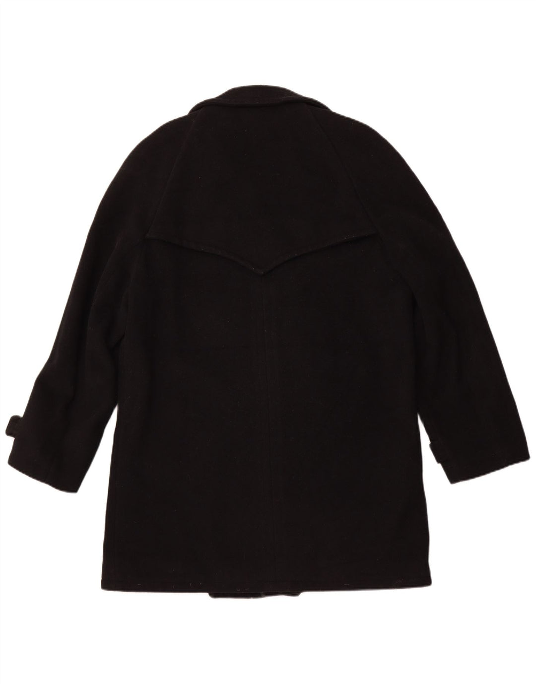 Cappotto doppiopetto da uomo VINTAGE UK 40 grande nero