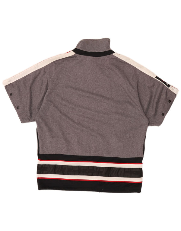 Giacca da ginnastica grafica da uomo Lotto Top giacca color grigio medio