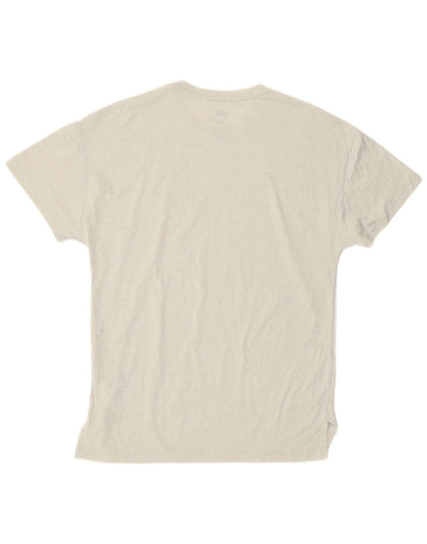 T-shirt da uomo Puma Top in poliestere chiazzato grigio medio