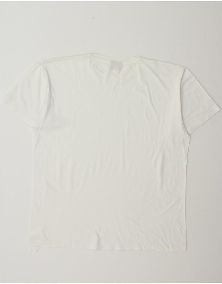 LEVI'S Mens T-Shirt Top XL White Vintage Levi's and Second-Hand Levi's from Messina Hembry 
