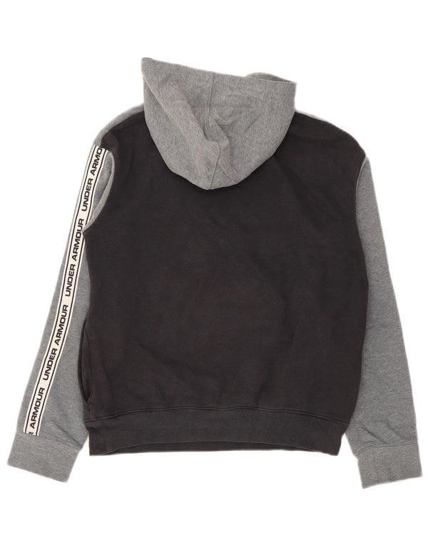 Under Armour Ragazzi Cold Gear Felpa con cappuccio Maglione 13-14 anni XL Grigio Colourblock