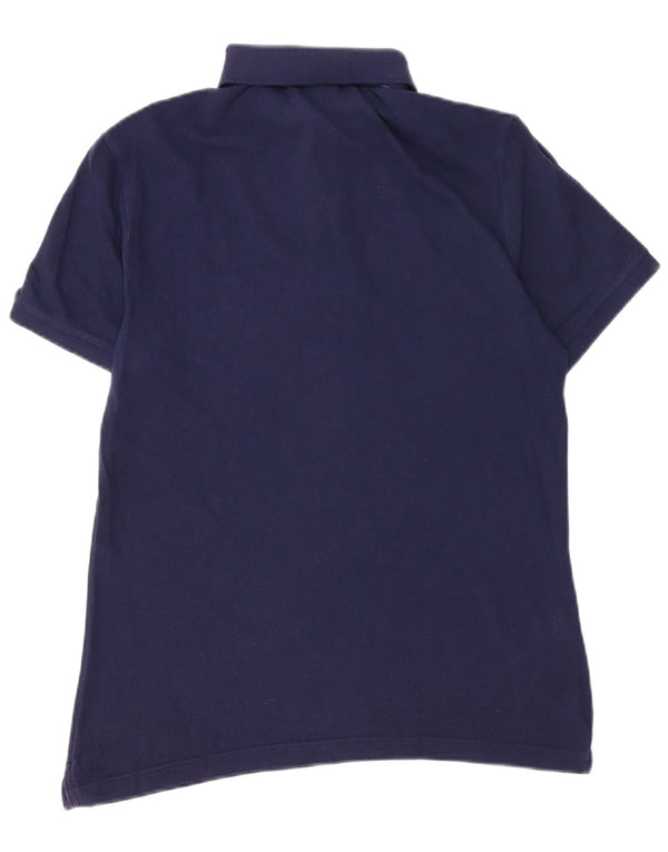 Polo LACOSTE da uomo slim fit taglia 4 cotone medio blu navy