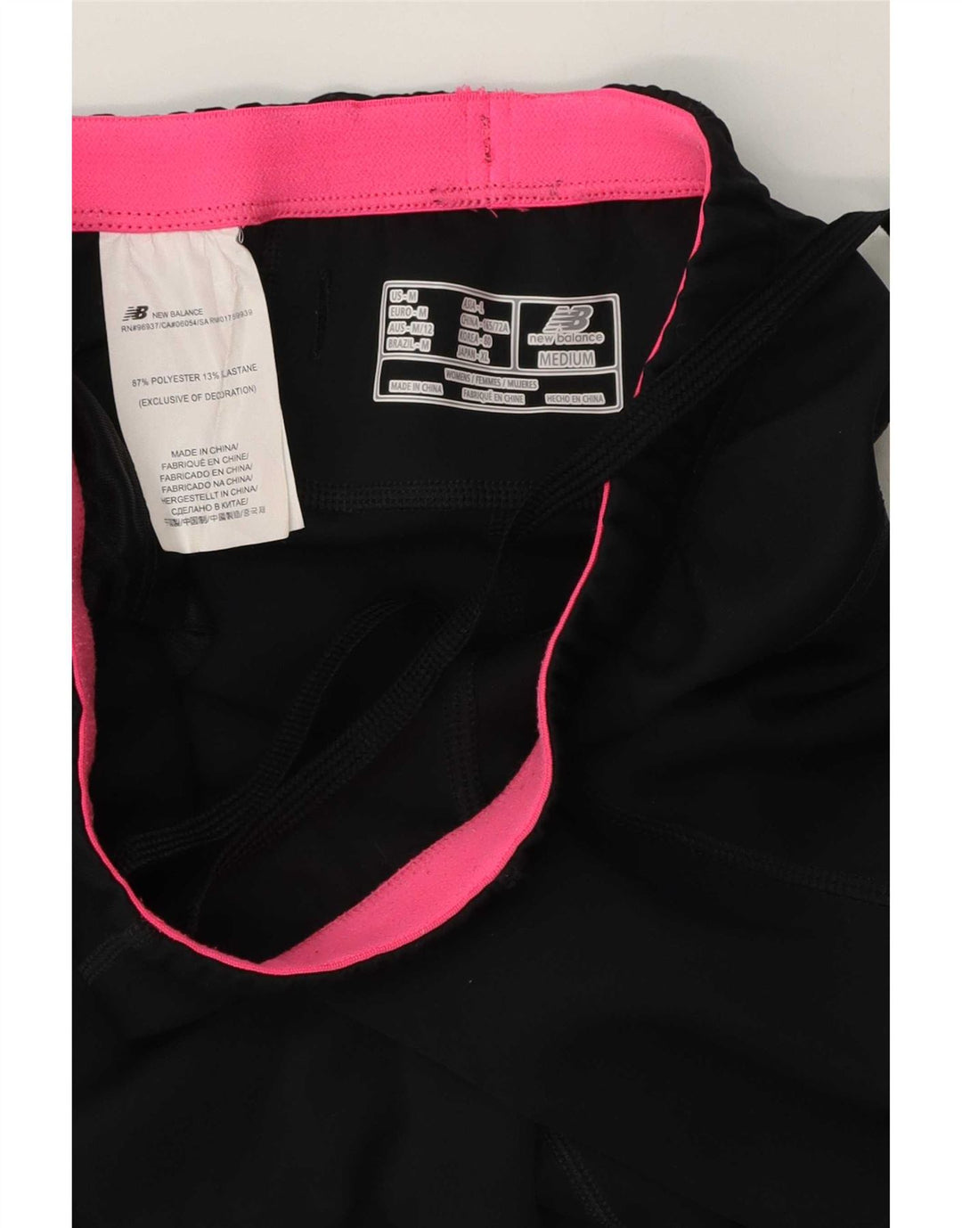 Pantaloni da tuta New Balance da donna Capri UK 12 poliestere nero medio