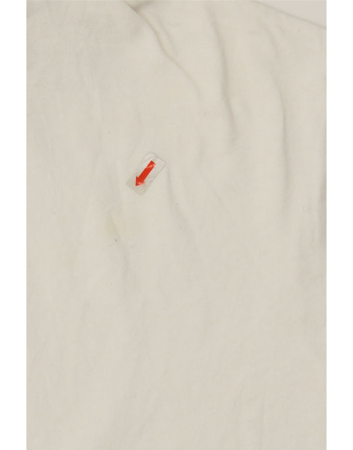 SUPERDRY Boys Polo Shirt 15-16 Years Large White Cotton Vintage Superdry and Second-Hand Superdry from Messina Hembry 