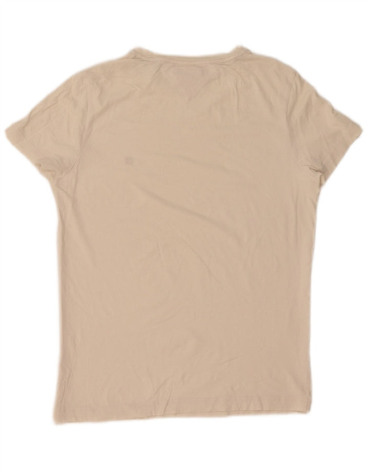 TOMMY HILFIGER T-shirt da uomo Top piccola bianco sporco