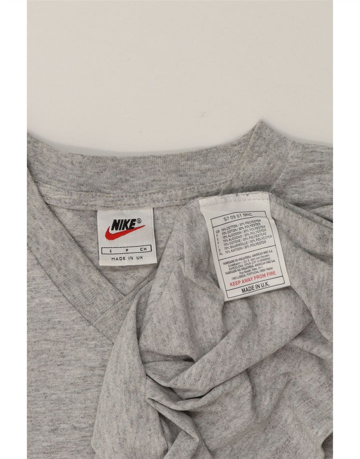 NIKE Mens T-Shirt Top Small Grey Cotton Vintage Nike and Second-Hand Nike from Messina Hembry 