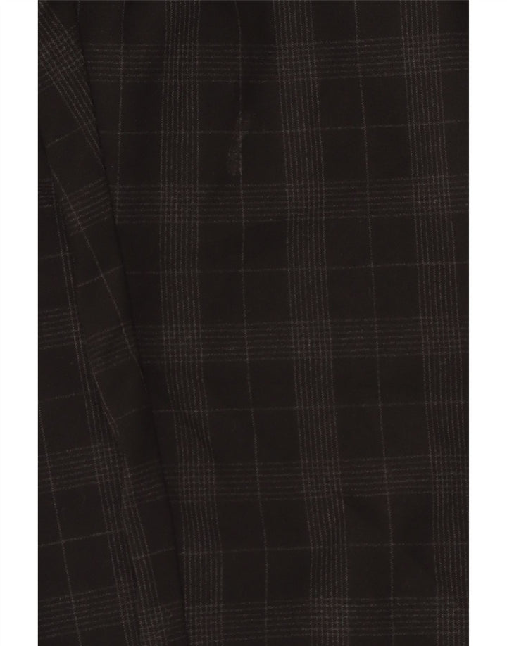 Pantaloni chino affusolati da uomo Zara medi W31 L28 neri a quadri