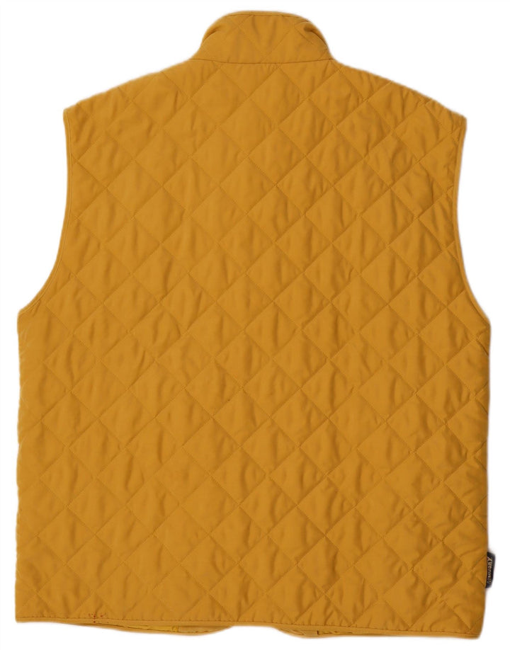 Gilet trapuntato da uomo Husky UK 40 grande poliestere giallo