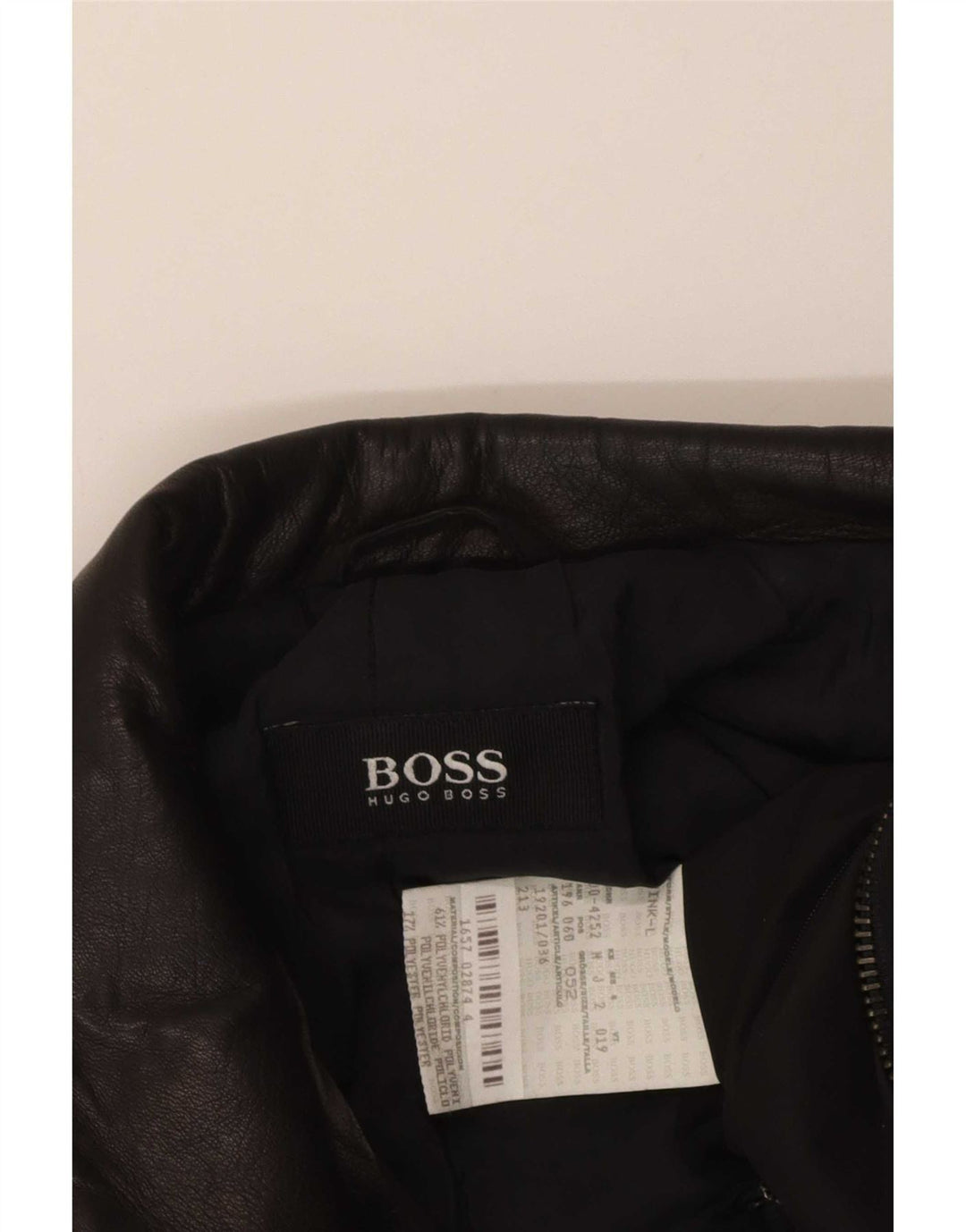 Cappotto da uomo Hugo Boss EU 52 XL Nero policloruro