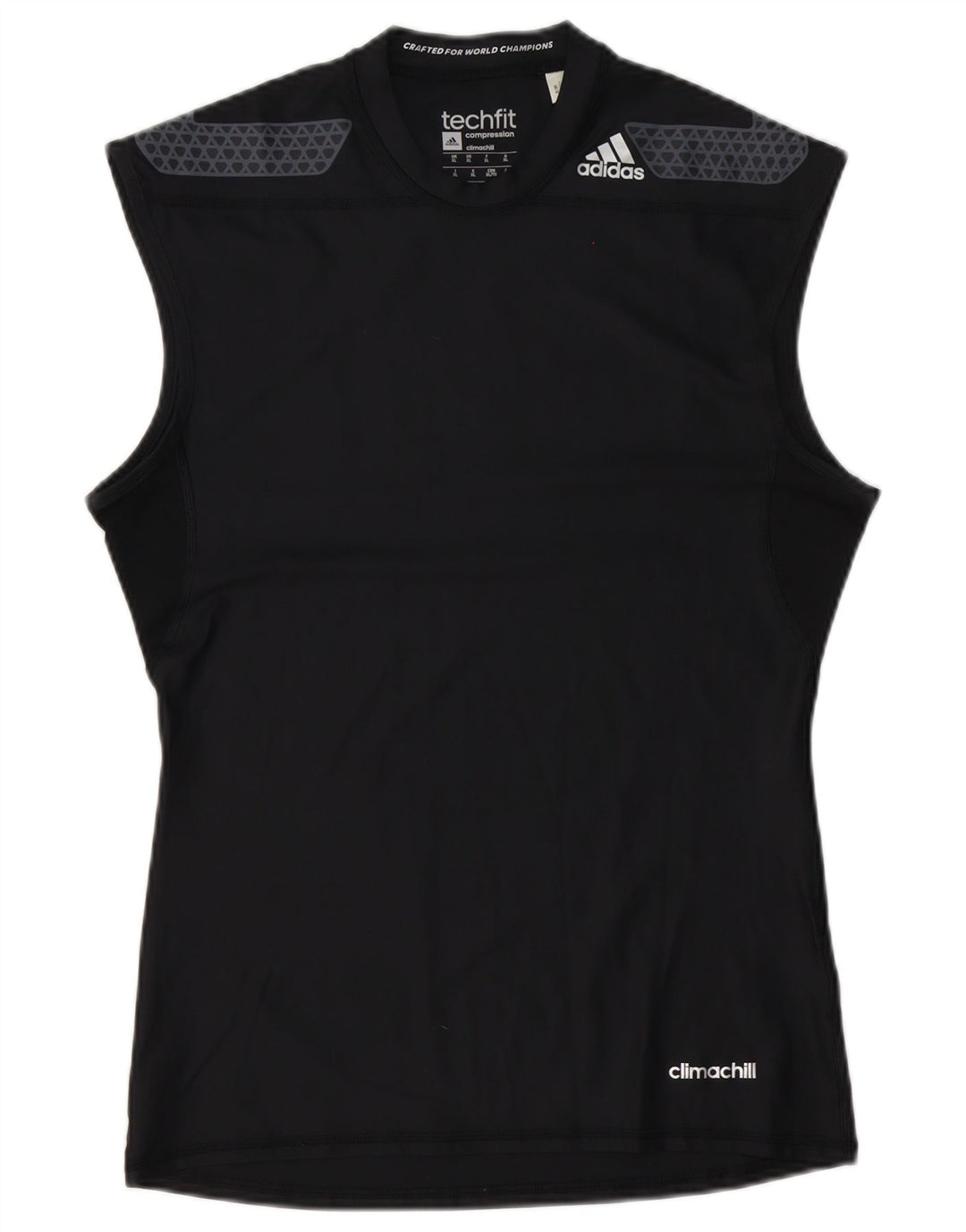 Canotta Adidas Climachill da uomo XL in poliestere nero
