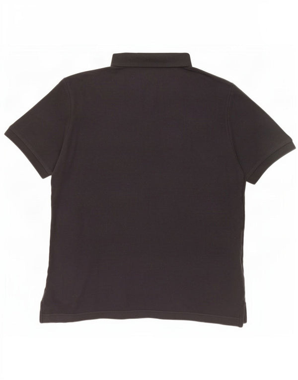 Nike Mens Polo Shirt Large Black Cotton
