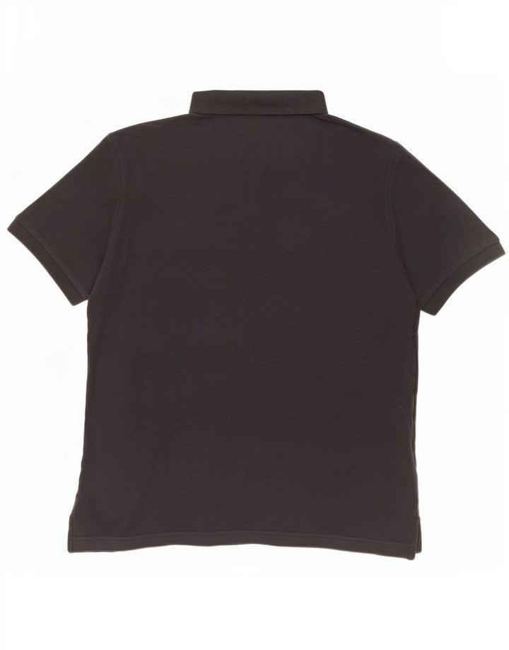 Polo Nike da uomo grande in cotone nero