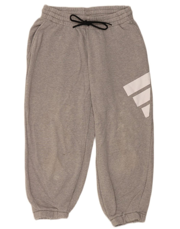 Adidas Capri Loose Fit Pantaloni da tuta da jogging da donna UK 14 Large Grigio