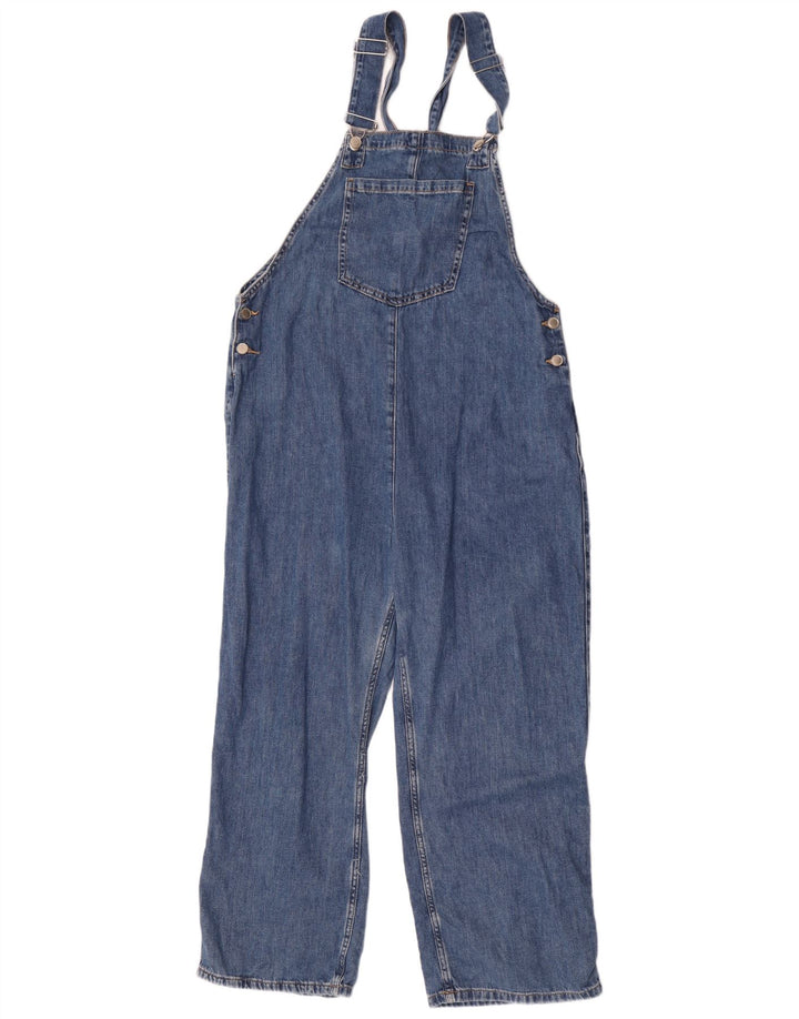 Salopette Jeans Zara da donna grande W30 L25 cotone blu