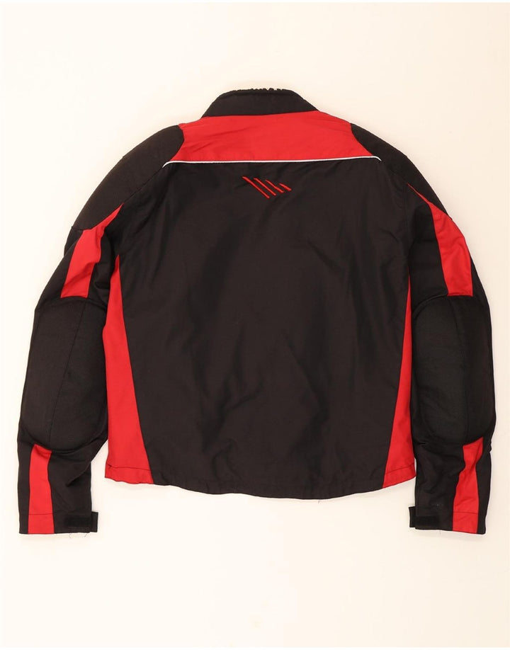 CRIVIT Mens Racer Jacket UK 42 XL Red Colourblock Polyamide Vintage Crivit and Second-Hand Crivit from Messina Hembry 