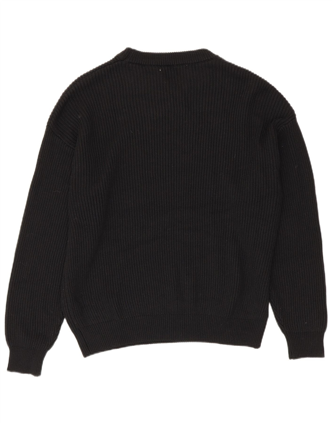 Maglione maglione girocollo da uomo Zara in poliestere nero medio