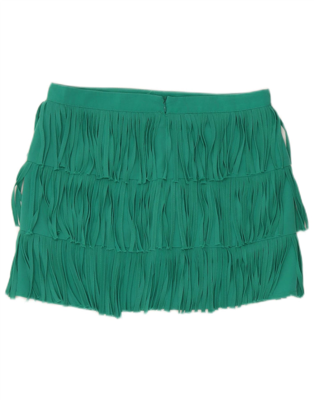 Minigonna da donna Zara media W28 verde poliestere