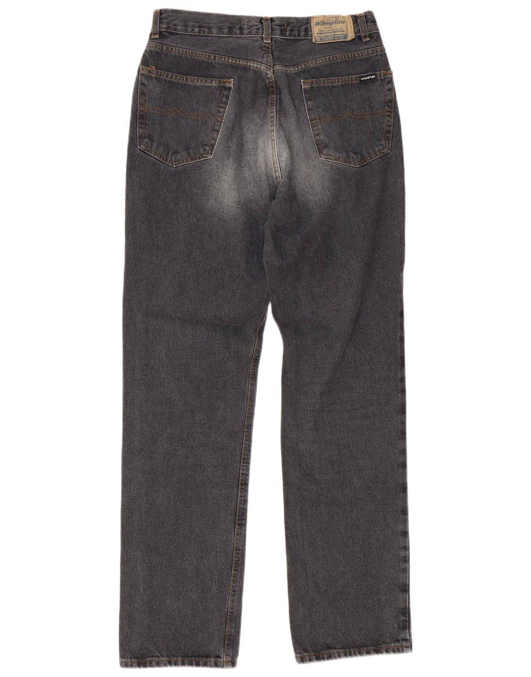 Jeans dritti da uomo Wampum W36 L33 cotone grigio