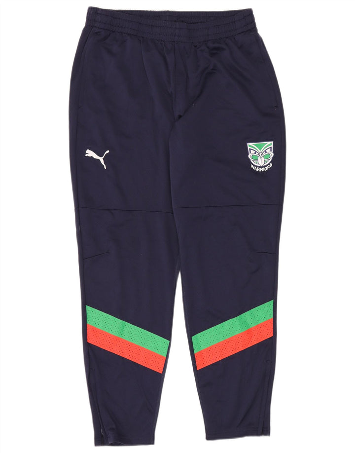 Pantaloni da tuta PUMA Warriors da uomo XL Poliestere color block blu navy