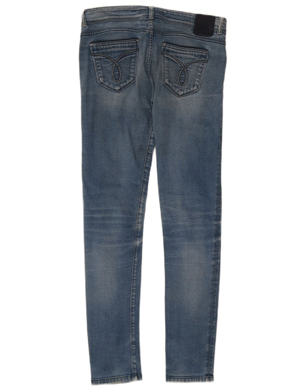 Jeans skinny da donna Calvin Klein W28 L30 cotone blu