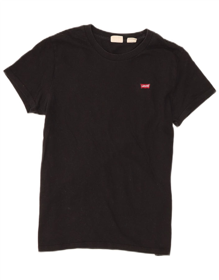 T-shirt da donna Levi's Top UK 10 piccola in cotone nero
