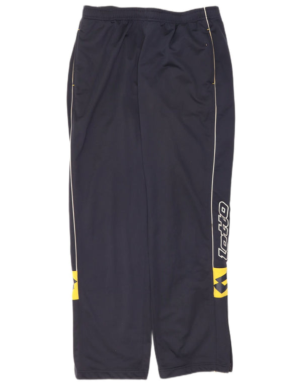 Pantaloni da tuta con grafica da uomo Lotto UK 44/46 XL Blu navy Colourblock