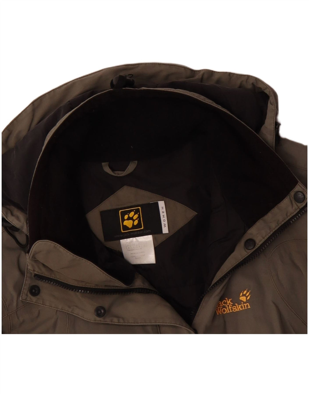 Giacca a vento da donna JACK WOLFSKIN UK 12 Colorblock beige medio