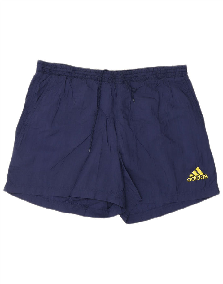 Pantaloncini da bagno grafici da uomo ADIDAS piccoli blu navy in poliammide