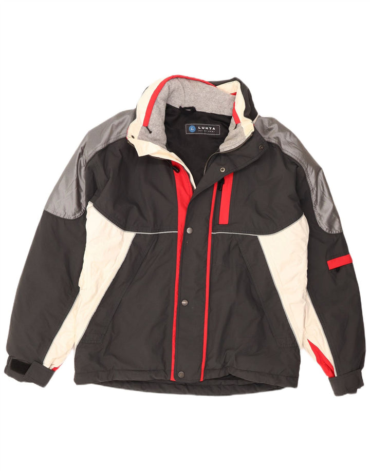 Giacca da sci da uomo Luhta UK 40 Large Blu Navy Colourblock in poliammide