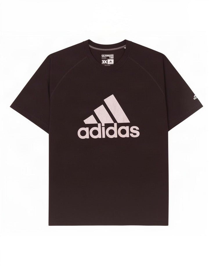T-shirt grafica da uomo Adidas Top 3XL poliestere nero