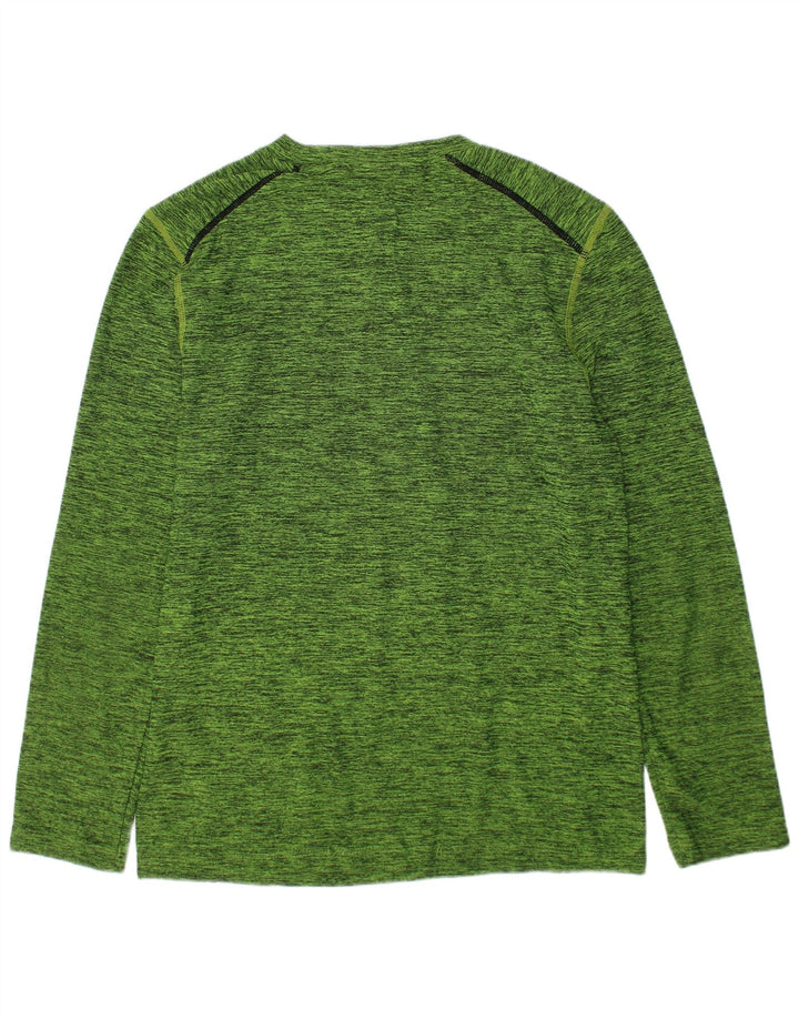 RUSSELL ATHLETIC Maglia Dri-Power da bambino a maniche lunghe 7-8 anni verde medio