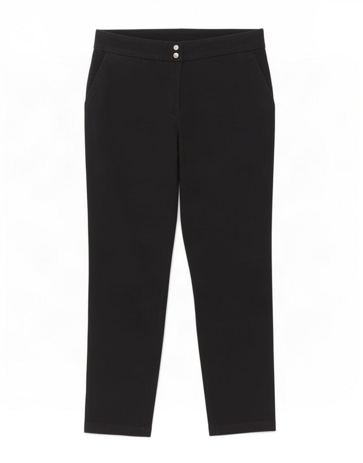 Pantaloni Cropped Donna Trussardi IT 44 Medio W28 L25 Nero
