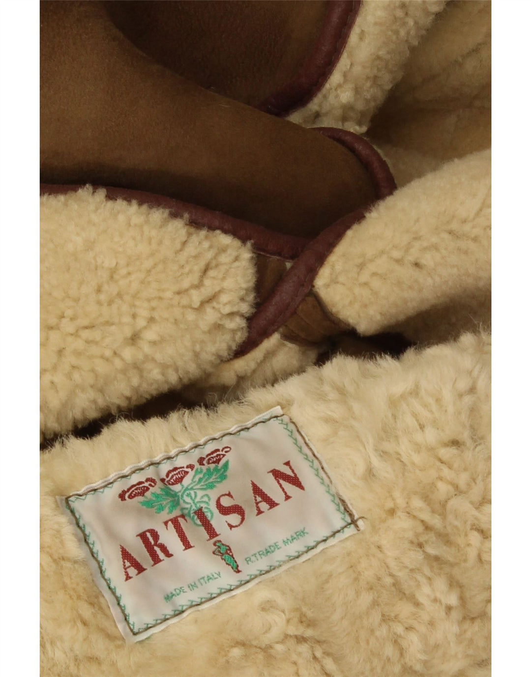 Cappotto in shearling da donna Artisan UK 18 XL Kaki invernale