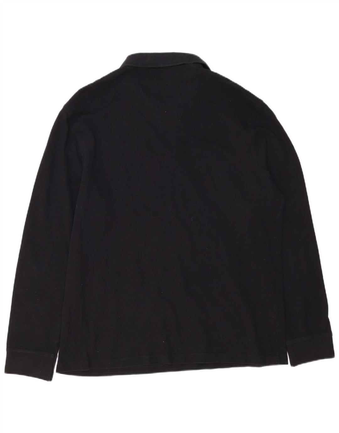 Polo da uomo a maniche lunghe BARBOUR 2XL cotone nero