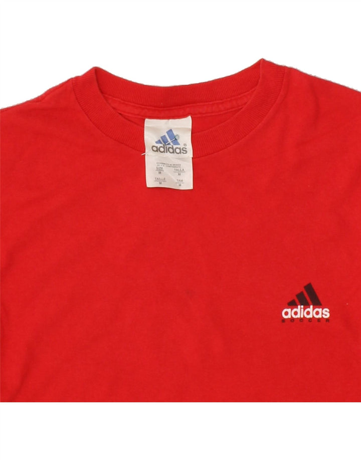 ADIDAS Boys Graphic T-Shirt Top 12-13 Years Medium Red Cotton Vintage Adidas and Second-Hand Adidas from Messina Hembry 