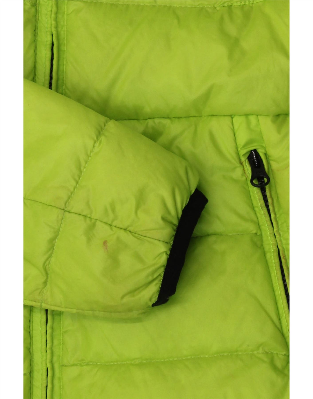 Giacca imbottita corta da donna Blauer UK 10 Small verde in poliammide