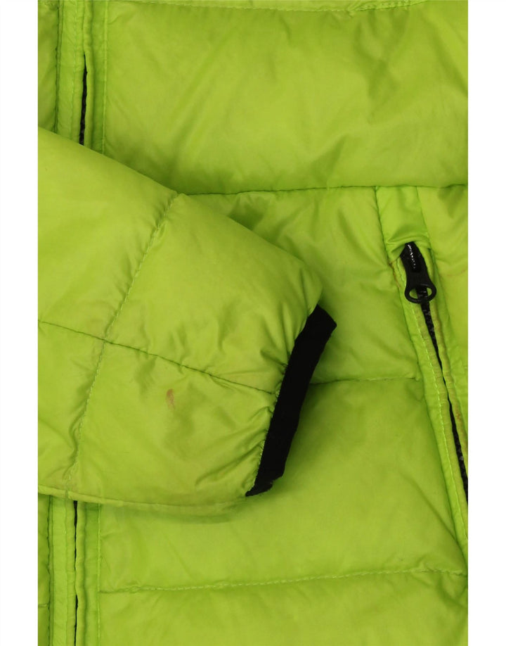 Giacca imbottita corta da donna Blauer UK 10 Small verde in poliammide