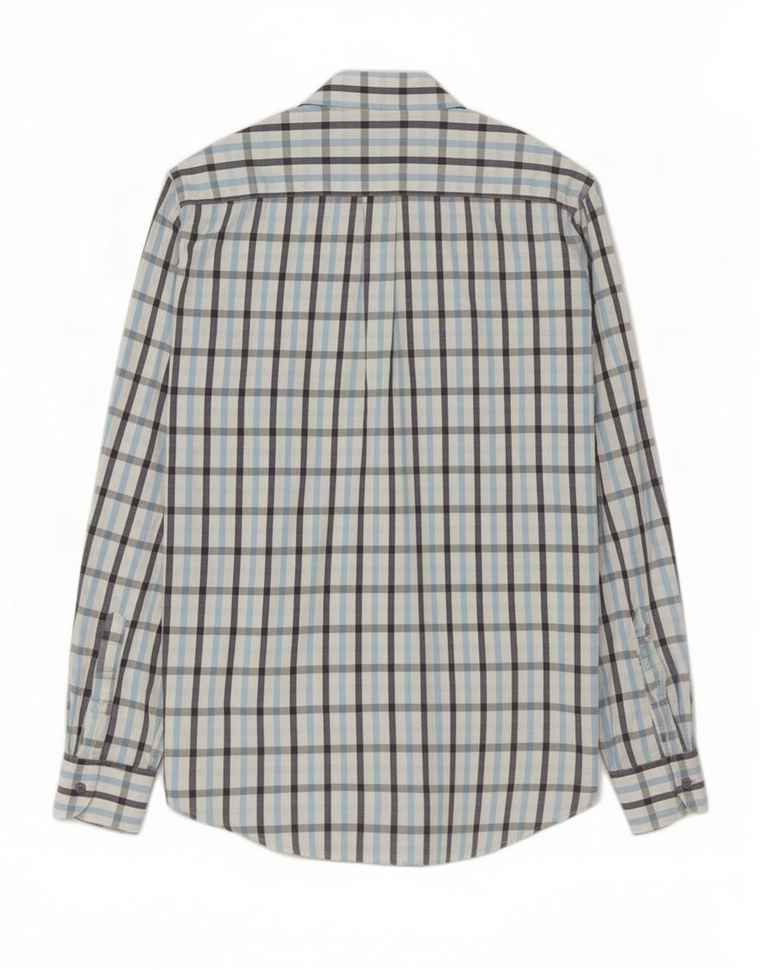 Camicia Uomo Sergio Tacchini Small Blue Check In Cotone