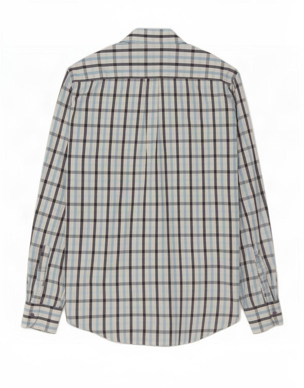 Camicia Uomo Sergio Tacchini Small Blue Check In Cotone