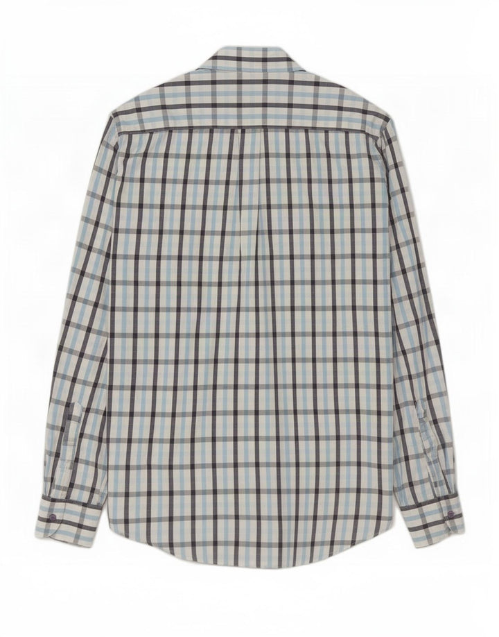 Camicia Uomo Sergio Tacchini Small Blue Check In Cotone