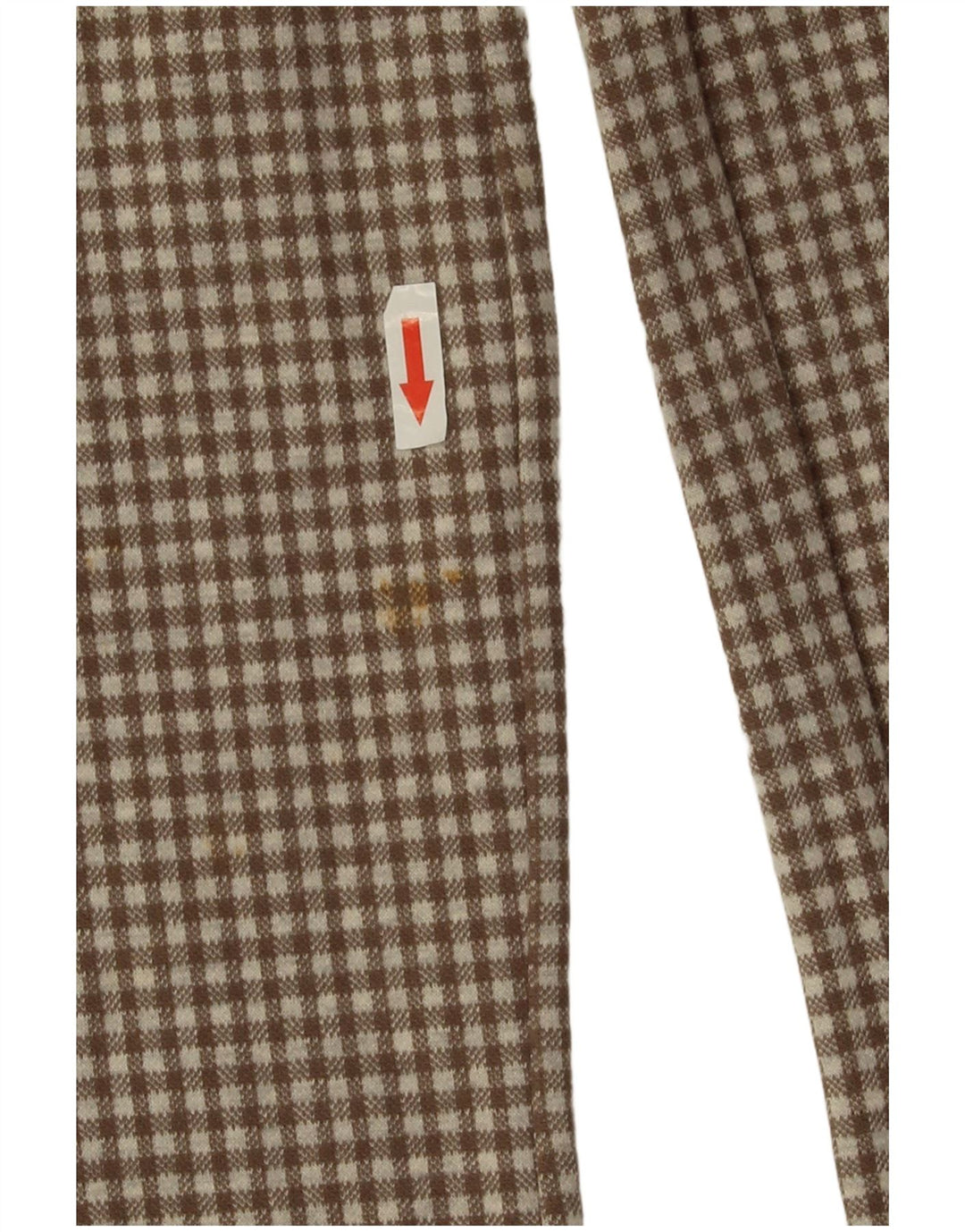 Tuta senza maniche per ragazze Zara 9-10 anni W26 L23 Poliestere a quadretti marrone