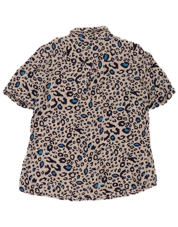 Cherie Camicia Camicetta da Donna IT 42/44 Stampa Animalier Media Multicolore