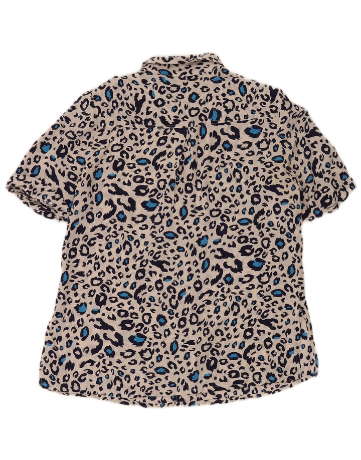 Cherie Camicia Camicetta da Donna IT 42/44 Stampa Animalier Media Multicolore