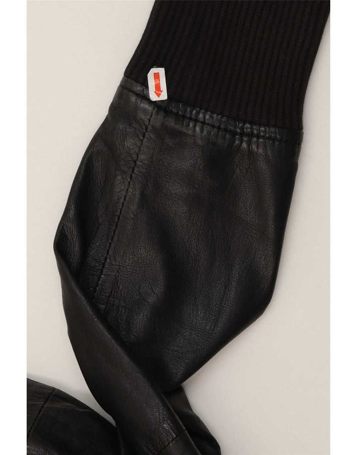 GIPSY Womens Leather Jacket UK 16 Large Black Leather Vintage Gipsy and Second-Hand Gipsy from Messina Hembry 