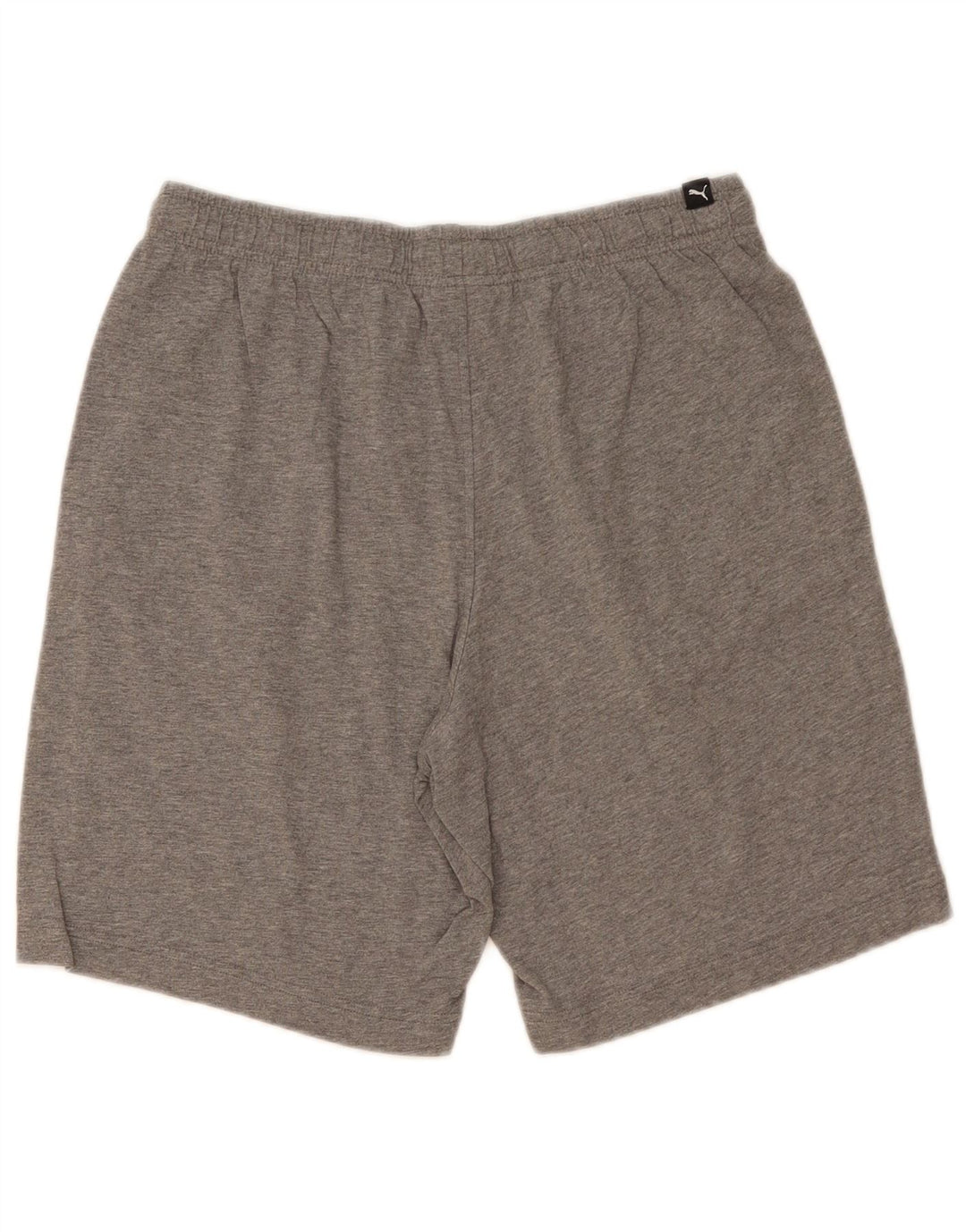 Pantaloncini sportivi da uomo Puma in cotone grigio medio
