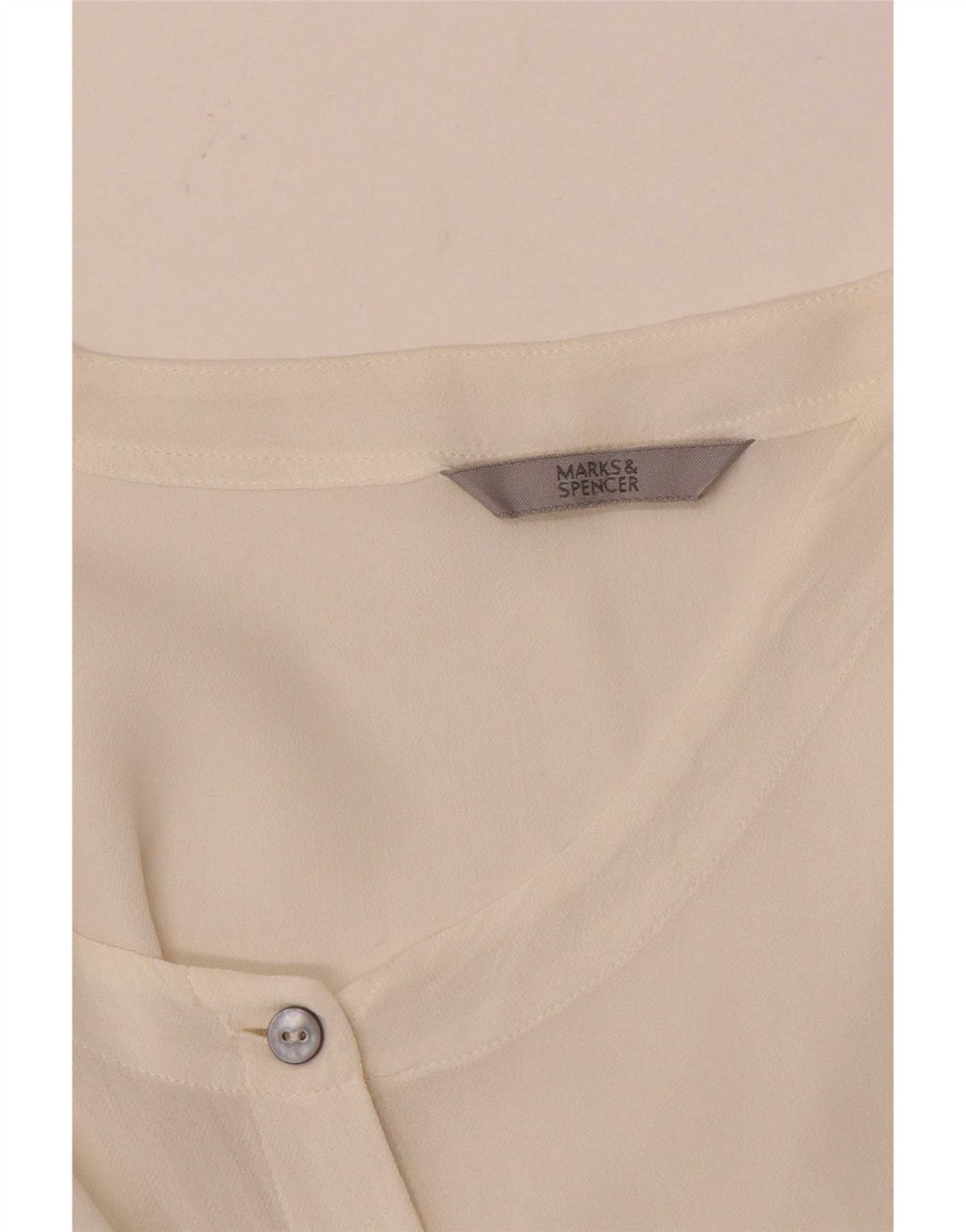 Camicetta camicia da donna Marks & Spencer UK 16 grande bianca